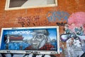 Art Expression: Graffiti in Fremantle, Western Australia Royalty Free Stock Photo