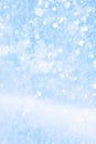 Art falling snow on the blue background Royalty Free Stock Photo