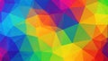 Art featuring an array of triangles in vibrant hues including blue pink Royalty Free Stock Photo