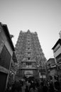 Art found on the architecture in ancient Hinduism temple in Tiruchirappalli, India