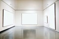 Art gallery exhibition hall Royalty Free Stock Photo