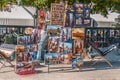 Art gallery shop beside Vltava River