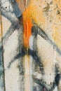 Urban grafitti art colorful and abstract Royalty Free Stock Photo