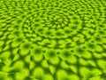 Art green color spiral abstract pattern background Royalty Free Stock Photo