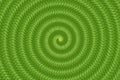 Art green spiral abstract pattern background Royalty Free Stock Photo