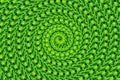 Art green spiral abstract pattern background Royalty Free Stock Photo
