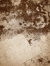 Art grunge brown ragged abstract pattern background Royalty Free Stock Photo