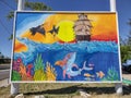 Columbus Park Entrance Sign Aguadilla Puerto rico