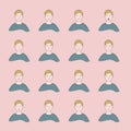 Young man with different facial expressions Royalty Free Stock Photo