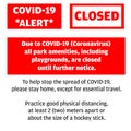 Alert message about COVID-19 Situation Royalty Free Stock Photo