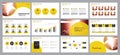 Business presentation backgrounds design template and page layout design for brochure ,book , magazine, annual report and company Royalty Free Stock Photo