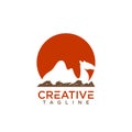 Camel logo Royalty Free Stock Photo