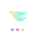 Dove logo Royalty Free Stock Photo