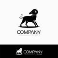 Goat logo Royalty Free Stock Photo