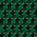 Pattern, abstract, green, puzzle, texture, camouflage, design, wallpaper, camo, seamless, army, illustration, digital, pieces, col Royalty Free Stock Photo