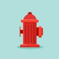 Fire hydrant icon vector. Trendy flat fire hydrant icon Royalty Free Stock Photo