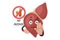 Vector Graphic Illustration of Liver