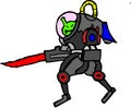 Alien Robotic Weapons Very cool concept Royalty Free Stock Photo
