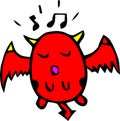 Sing Satan in the morning very cute