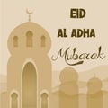 Eid al adha mubarak card for gifts and greetings. Eid al adha mubarak. Happy eid al fitr mubarak card.