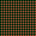 Red and green tartan plaid Scottish Seamless Pattern. Royalty Free Stock Photo