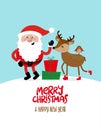 Merry Christmas and Happy New Year Royalty Free Stock Photo