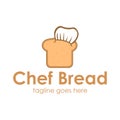 Chef Bread Logo Design Template