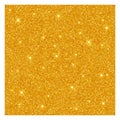 Gold glitter texture with sparkles seamless pattern. Royalty Free Stock Photo