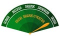 Irish drunk-o`meter - funny St Patrick`s Day lettering design for posters, flyers, t-shirts, cards, invitations,