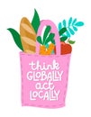 Think globally act locally - shop small business, buy family business .