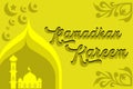 Background with a simple Ramadan theme