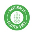 `naturally gluten-free` vector icon