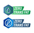 `zero trans fat` vector icon,