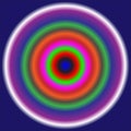 multicolors gradients in circular motion abstract pattern vector.
