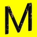 3D Capital letter M