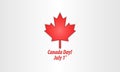 Happy canada day background to celebrate canada national day