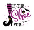 If the shoe fits ... - design for door mats, cards, restaurant or pub shop wall decoration.