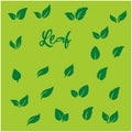 Background texture with green leaf theme. Simple abstract wallpapers. Suitable for use as a background for banner designs