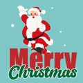 Christmas and Santa clause illustration Royalty Free Stock Photo