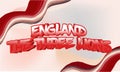 england the three lions world football championship background theme red Royalty Free Stock Photo
