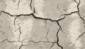 Closeup broken white soil background , Bad dry environment vector