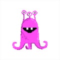 pixel character monster Royalty Free Stock Photo