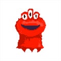 pixel character monster Royalty Free Stock Photo