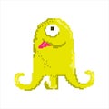 pixel character monster Royalty Free Stock Photo