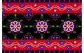 Beautiful Folk Slavic, Moravian, Hungarian motif floral, bird, mandala ethnic pattern.