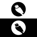 Bird animal vector logo template design Royalty Free Stock Photo