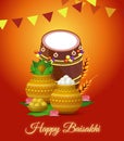 Happy Baisakhi background Royalty Free Stock Photo
