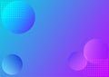 Bubble colorful gradient background