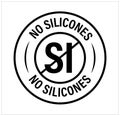 no silicone vector icon, silicone free abstract