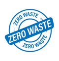 \'zero waste\' vector icon Royalty Free Stock Photo